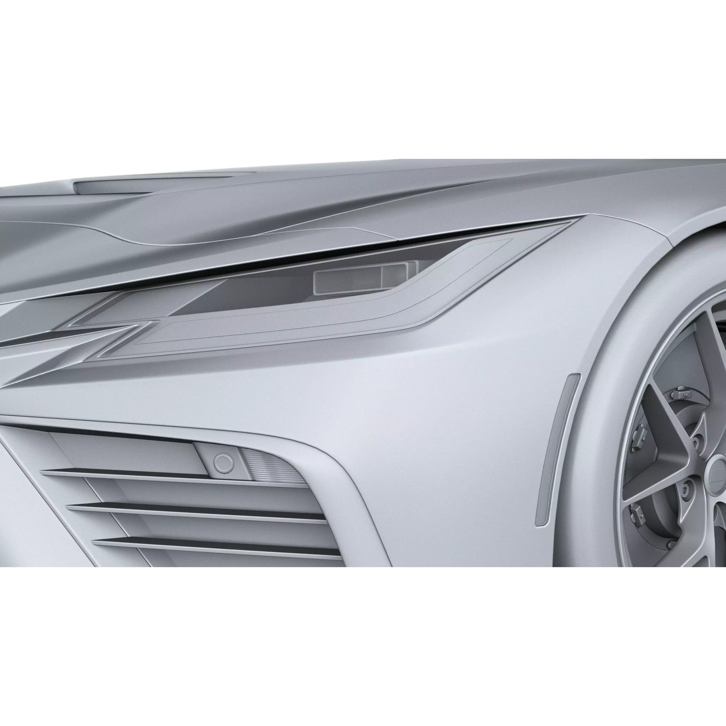 Toyota GR GT Concept 2025 - High-Detail 3D Model - View 25