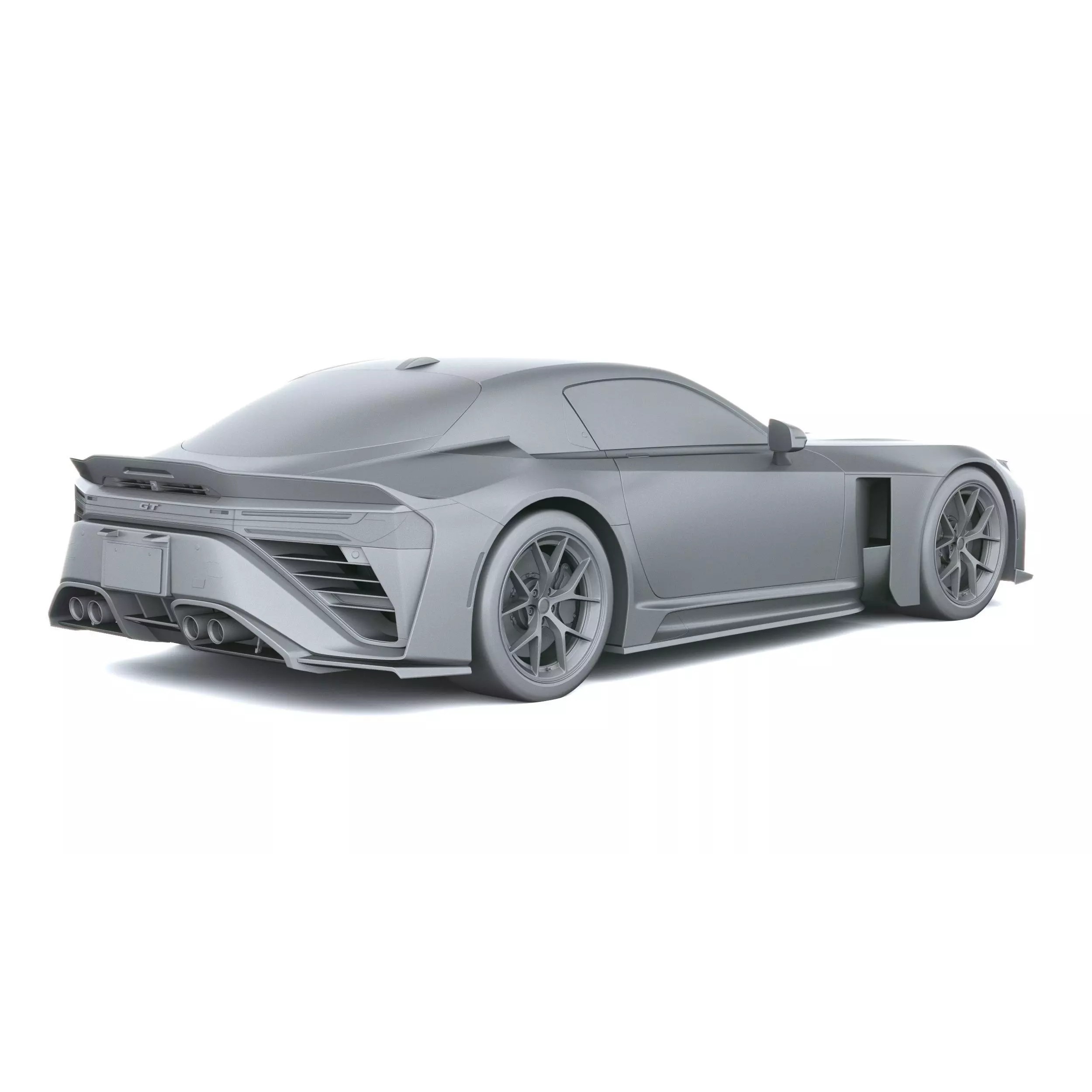 Toyota GR GT Concept 2025 - High-Detail 3D Model - View 27