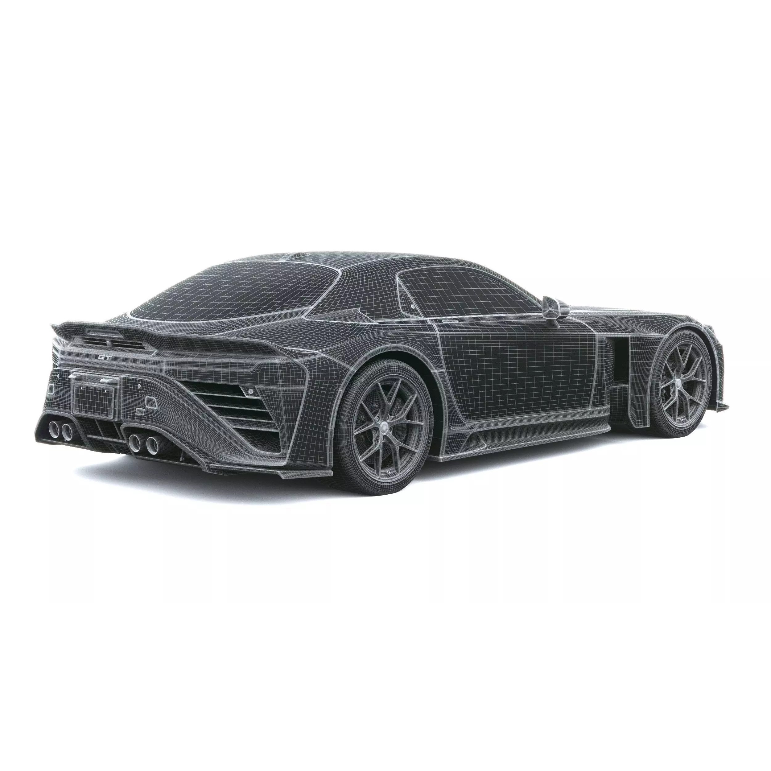 Toyota GR GT Concept 2025 - High-Detail 3D Model - View 29