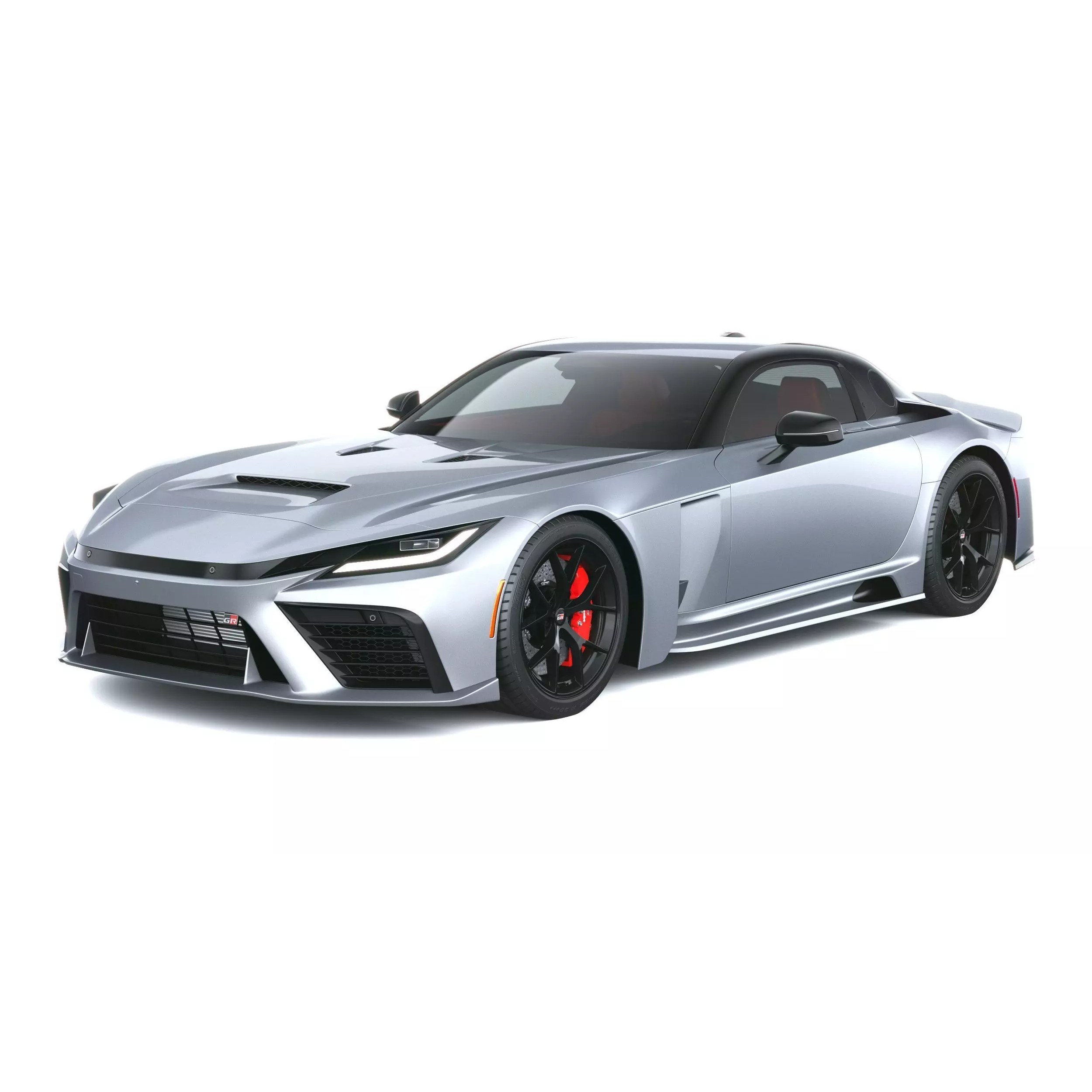 Toyota GR GT Concept 2025 - High-Detail 3D Model - View 3