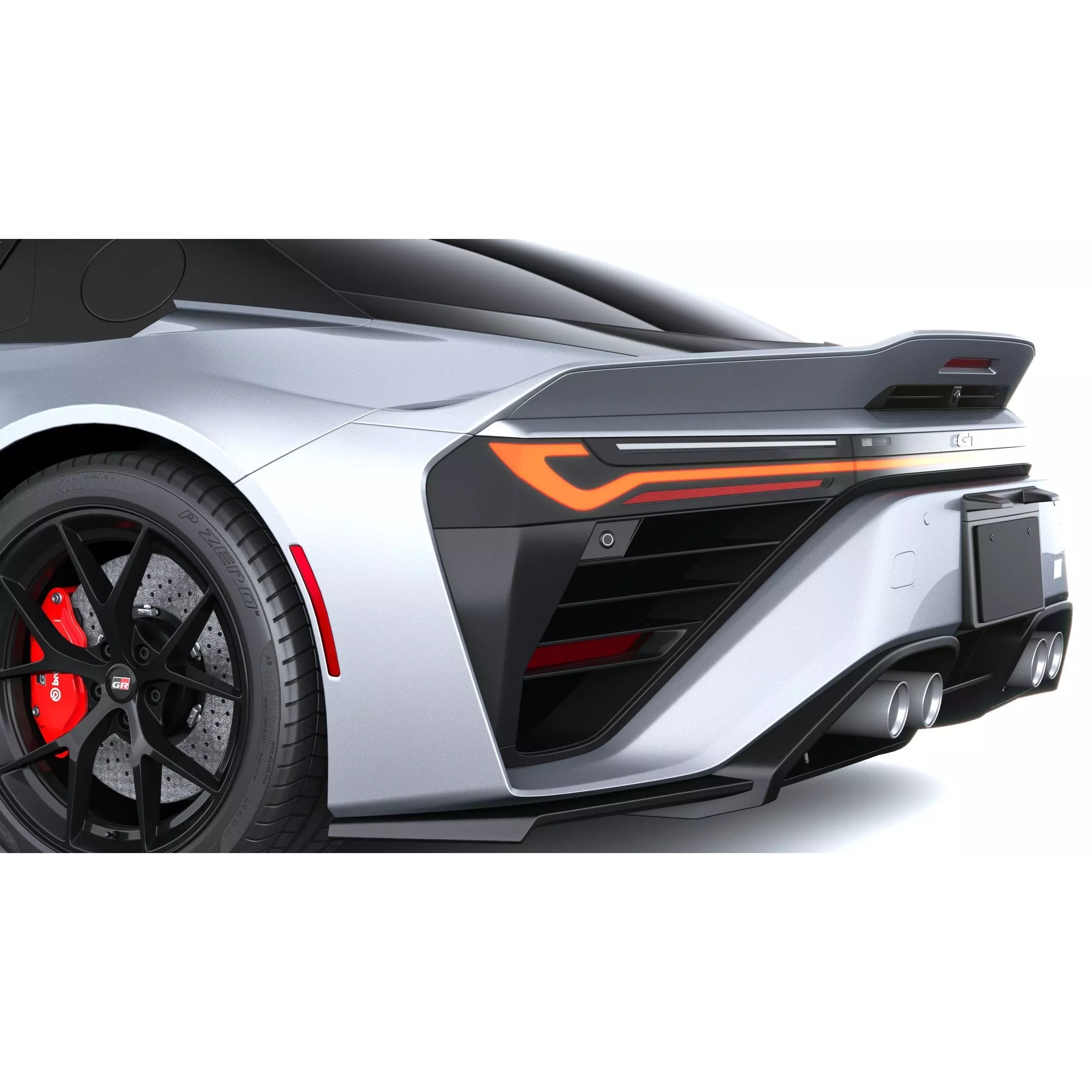 Toyota GR GT Concept 2025 - High-Detail 3D Model - View 8