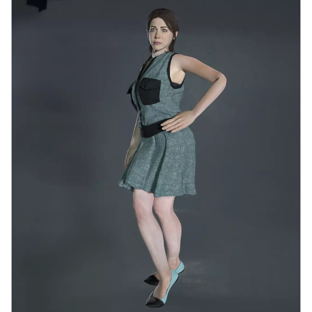 8 Characters 3D Model – Rigged Male and Female Characters, FBX, Blender - View 15
