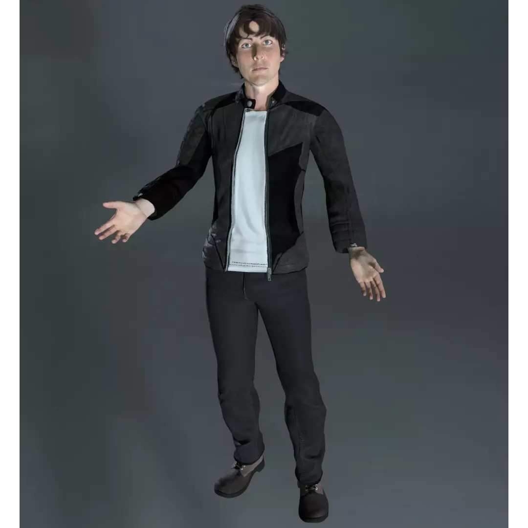 8 Characters 3D Model – Rigged Male and Female Characters, FBX, Blender - View 16