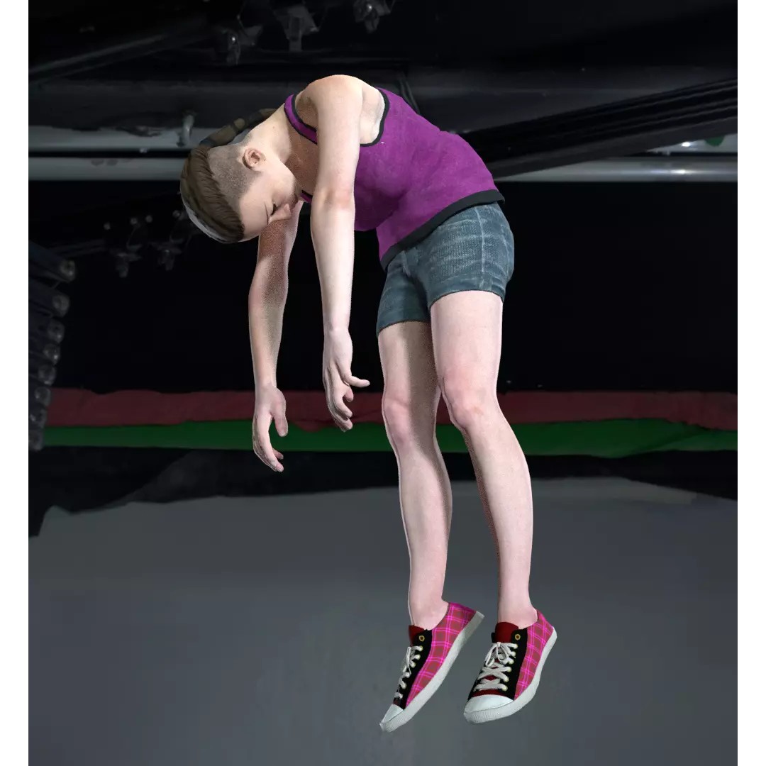 8 Characters 3D Model – Rigged Male and Female Characters, FBX, Blender - View 5