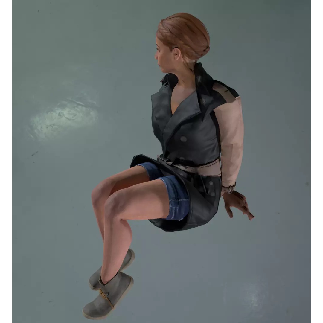 8 Characters 3D Model – Rigged Male and Female Characters, FBX, Blender - View 6
