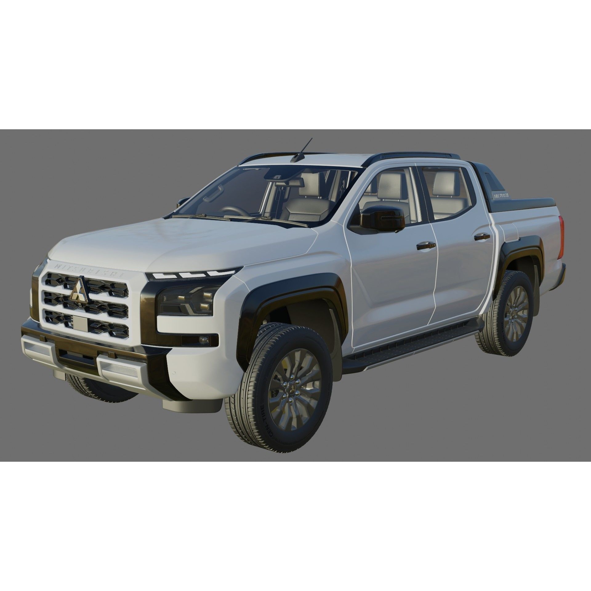 Mitsubishi Triton L200 2024 - Detailed 3D Model - View 22