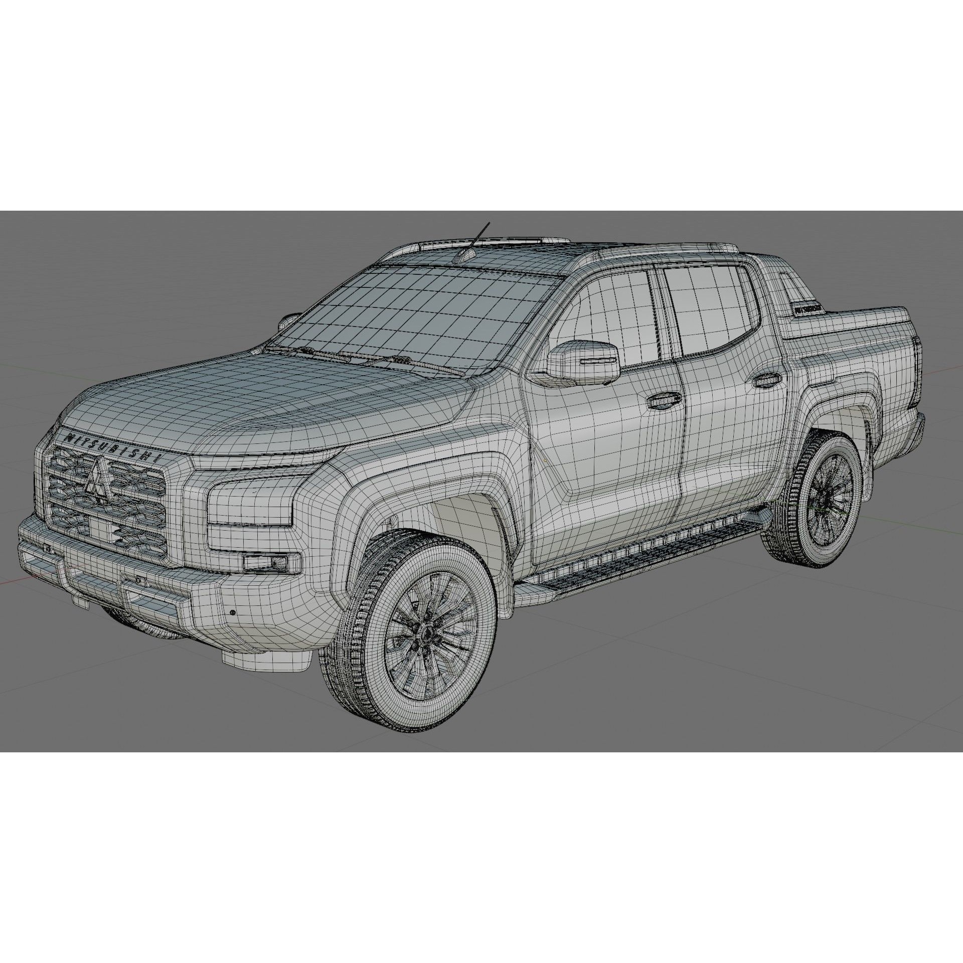 Mitsubishi Triton L200 2024 - Detailed 3D Model - View 27