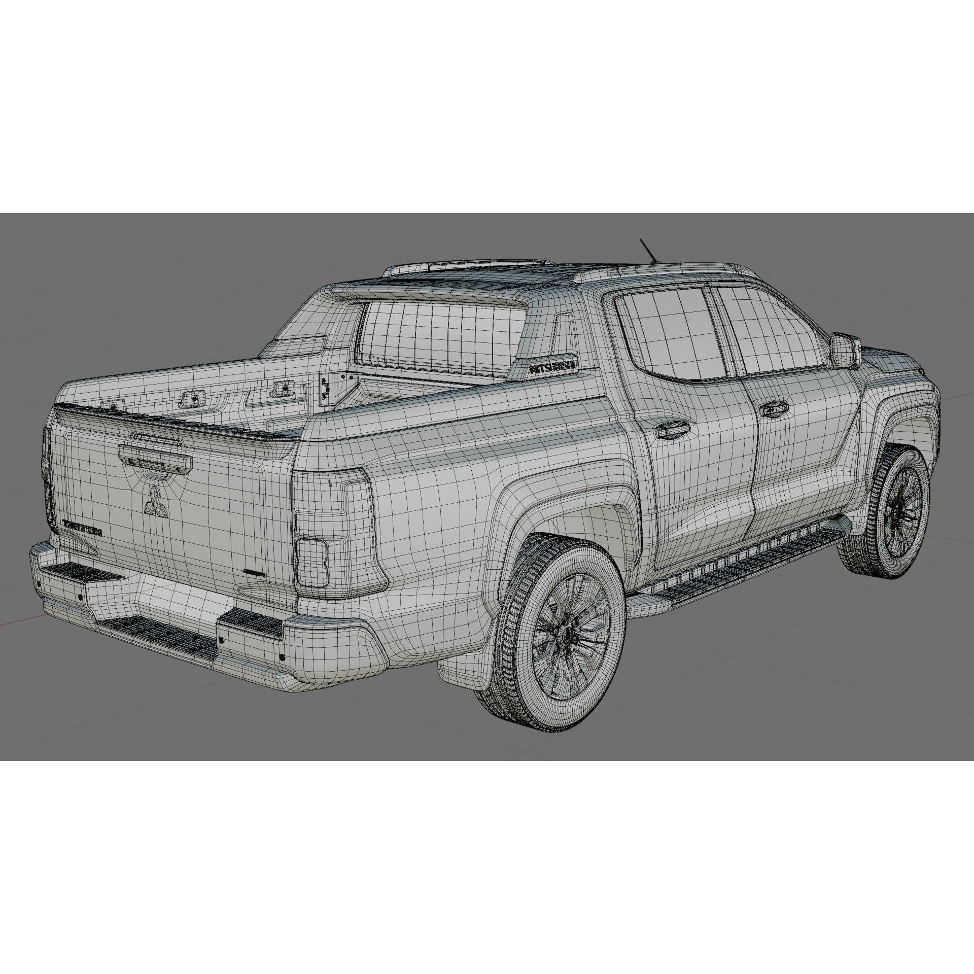 Mitsubishi Triton L200 2024 - Detailed 3D Model - View 28