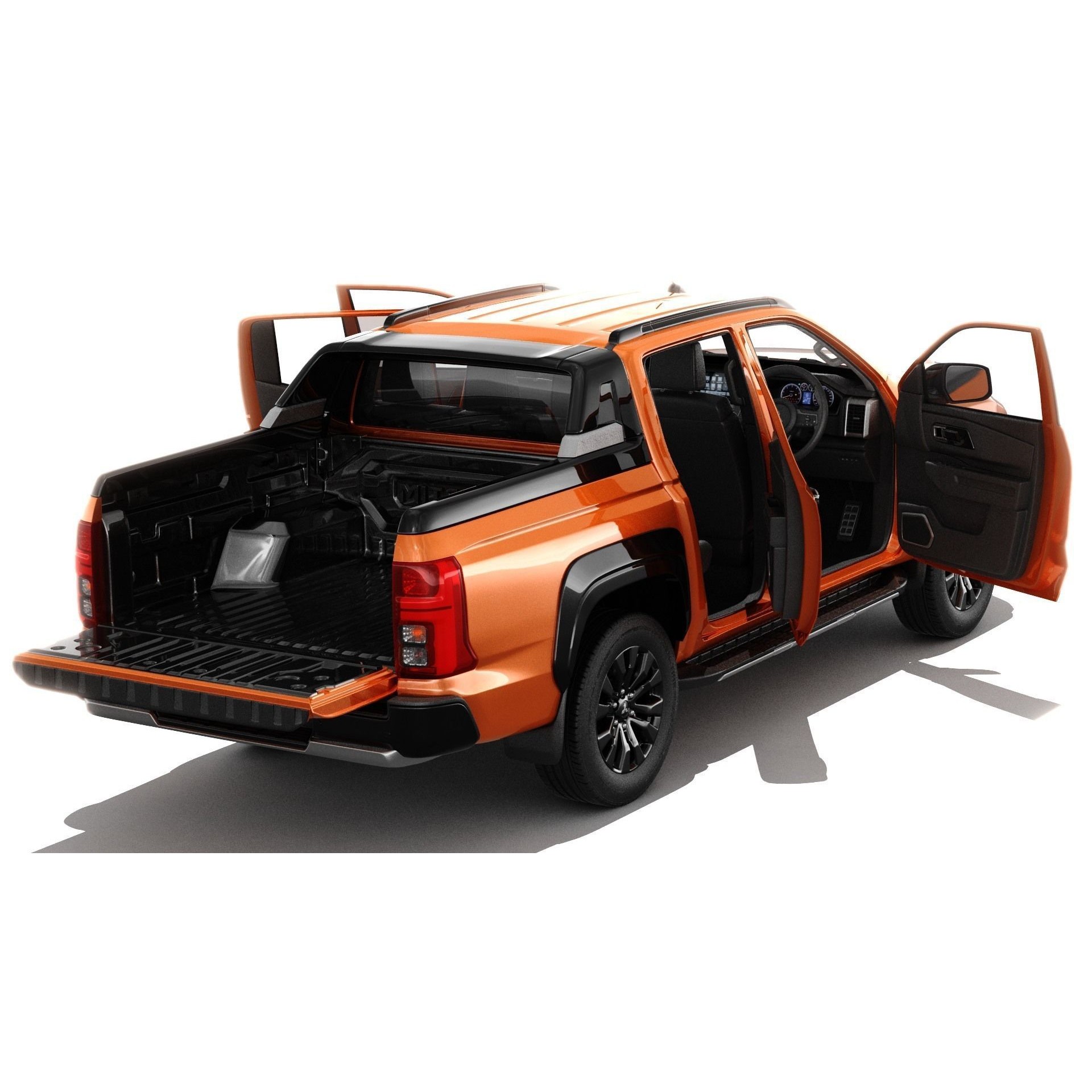 Mitsubishi Triton L200 2024 - Detailed 3D Model - View 4