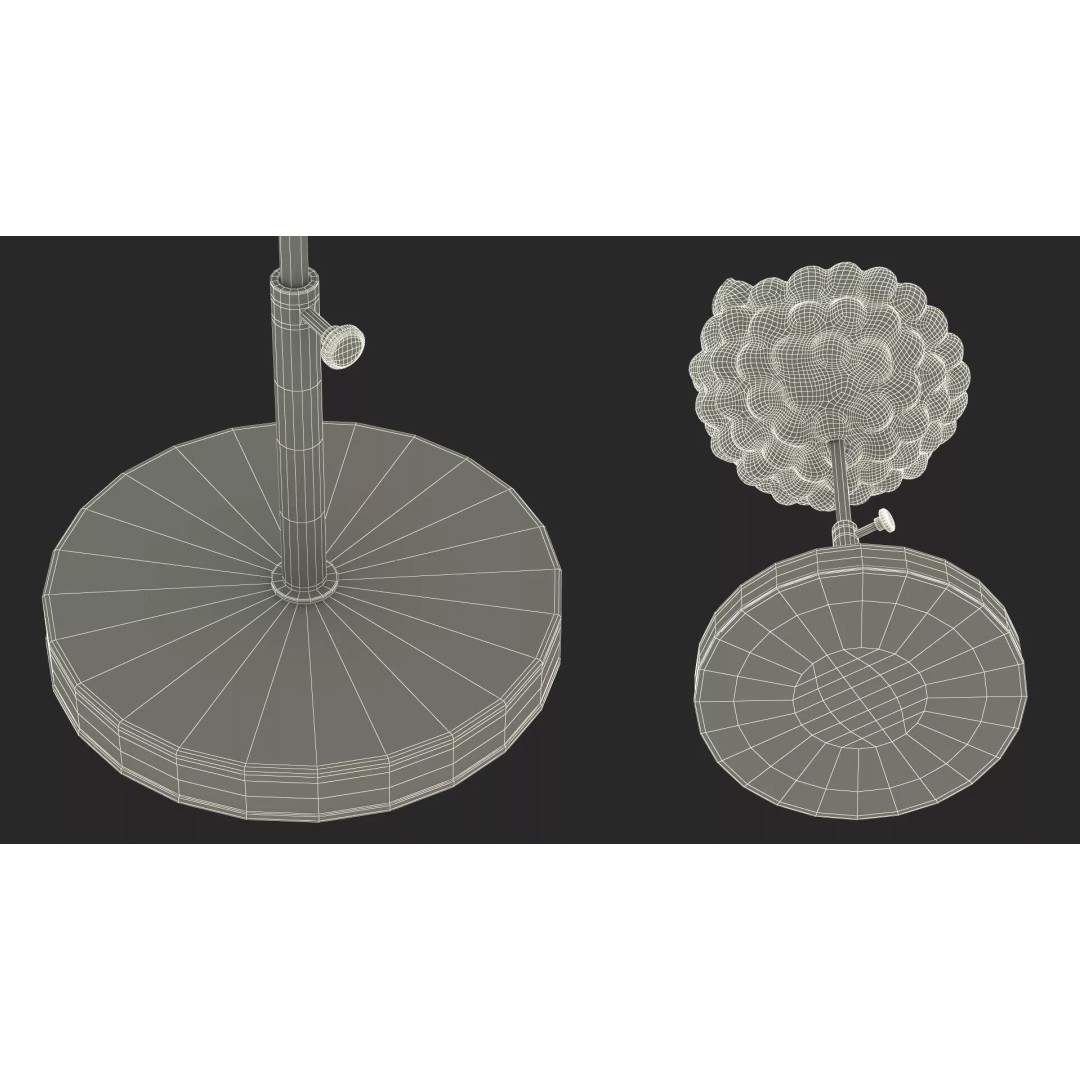 HIV Virus 3D Model – Educational Detailed Structure on Metal Stand - View 16