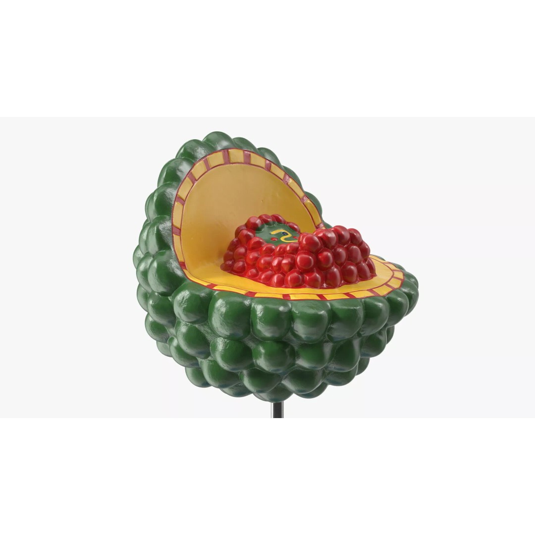 HIV Virus 3D Model – Educational Detailed Structure on Metal Stand - View 7