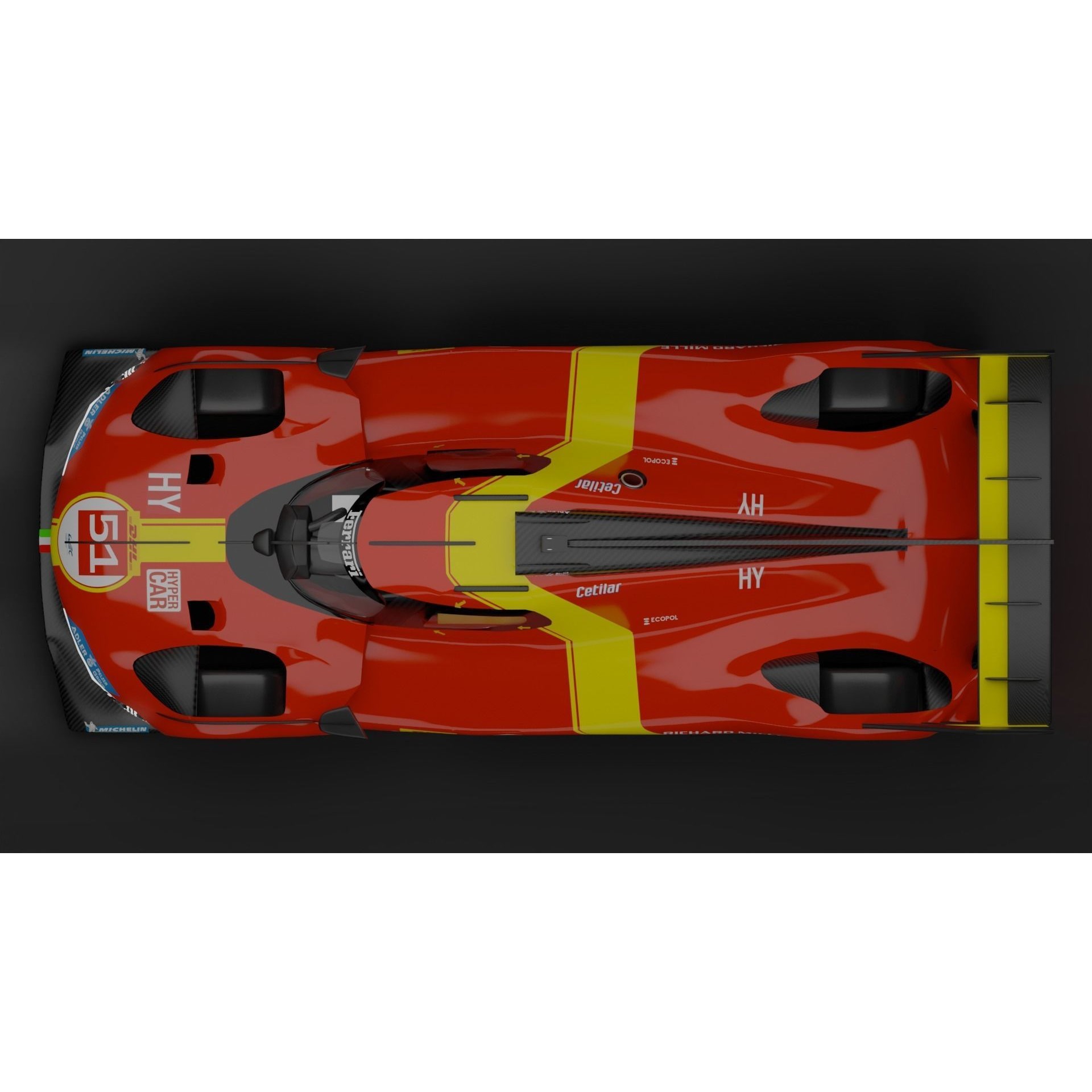 Ferrari 499P - PBR Game-Ready 3D Model