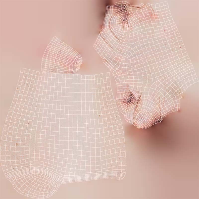 Male Hand 3D Model – Low Poly Pointing Finger, FBX, Blender - View 16