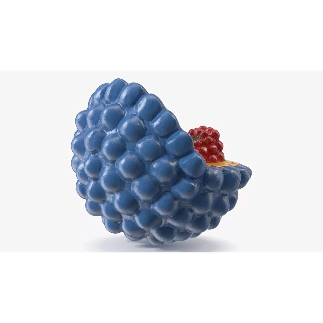 Half-Shell HIV Virus Structure 3D Model – PBR Textured Educational Asset, FBX - View 7