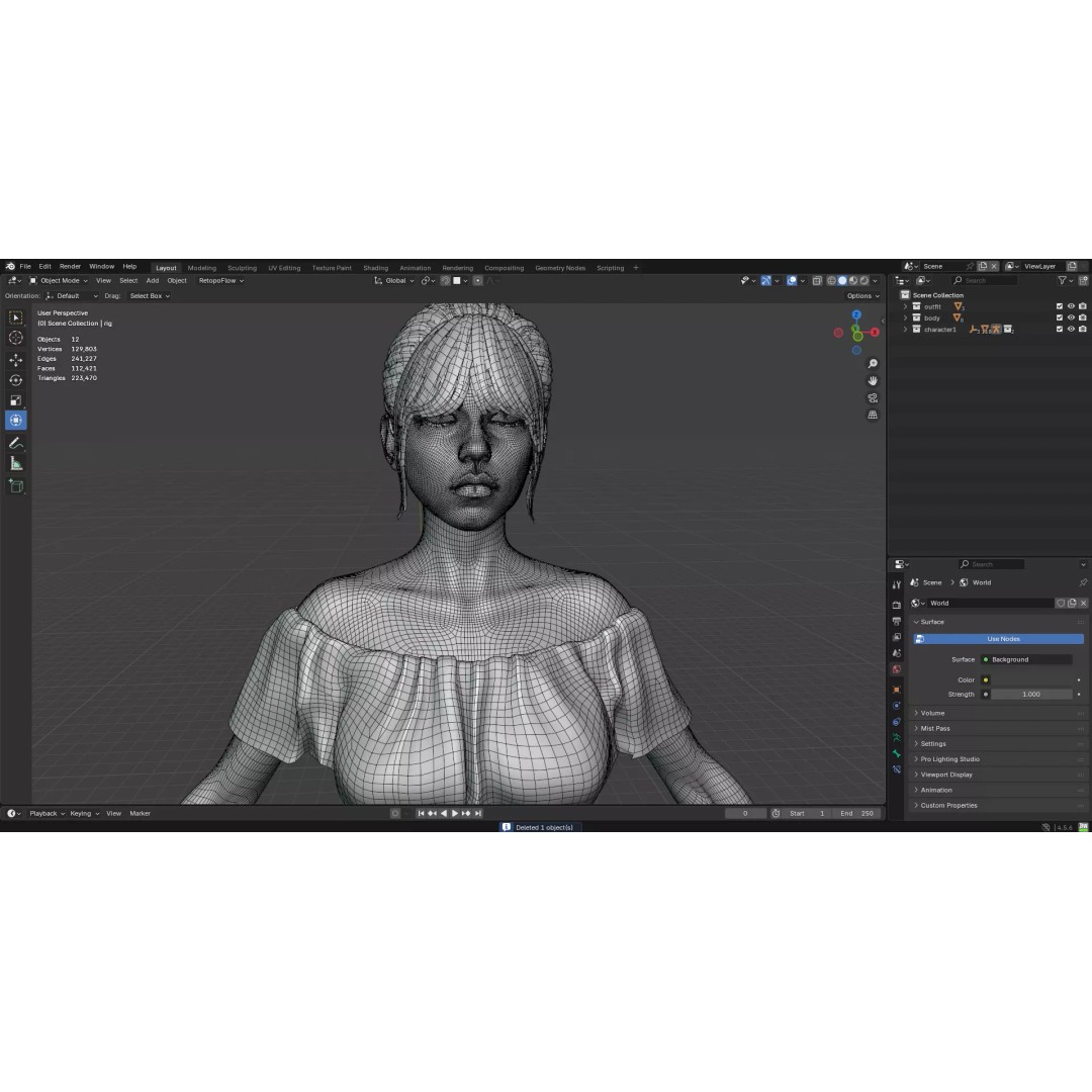 Wednesday Addams 3D Model – High Details Rigged Character, PBR 8K - View 24