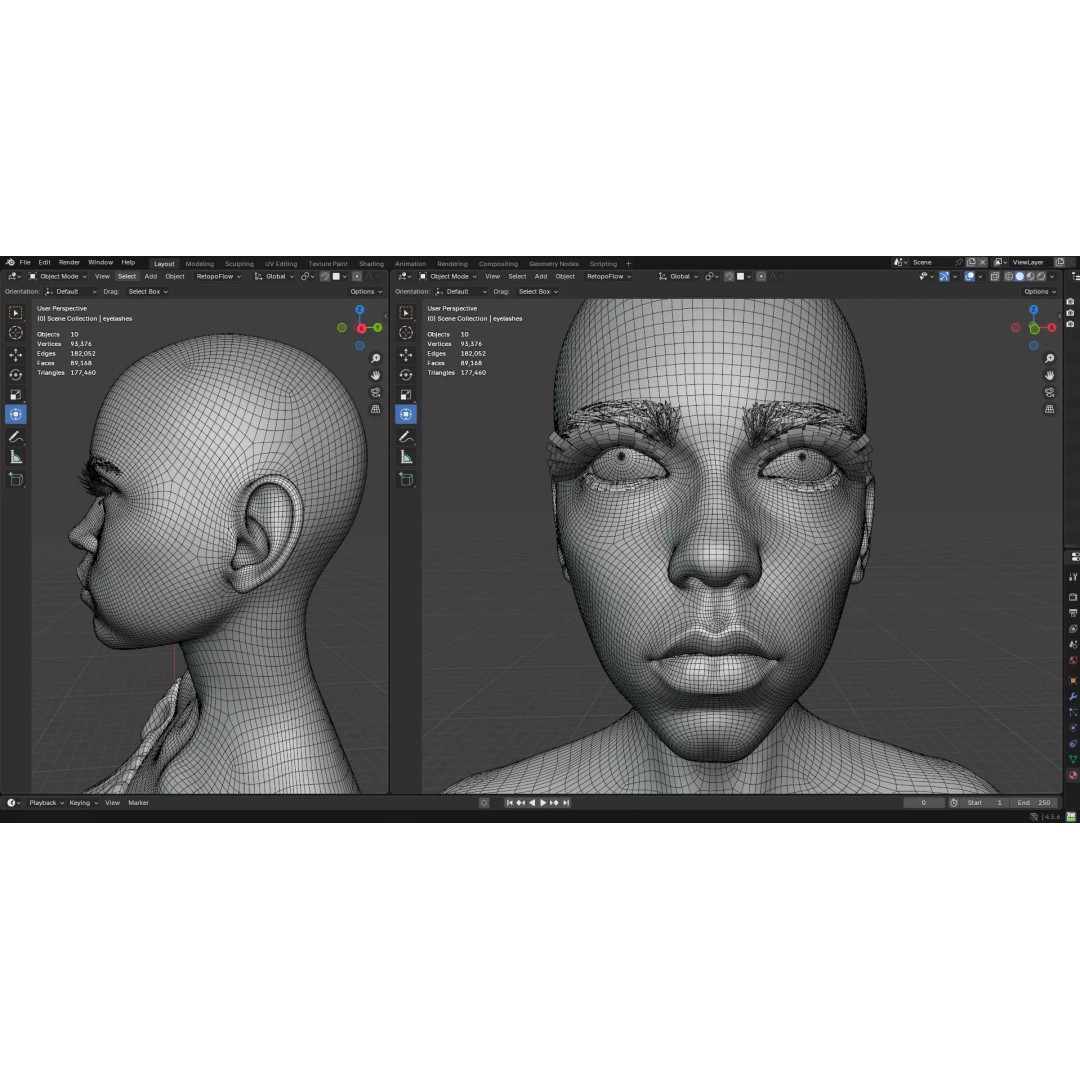 Wednesday Addams 3D Model – High Details Rigged Character, PBR 8K - View 26