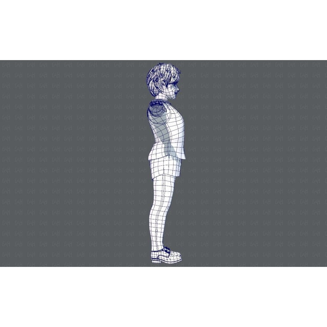Base ManV06 Cartoon Character 3D Model – Low Poly, Game Ready, FBX - View 15