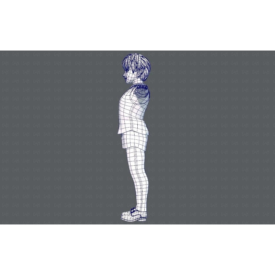 Base ManV06 Cartoon Character 3D Model – Low Poly, Game Ready, FBX - View 19