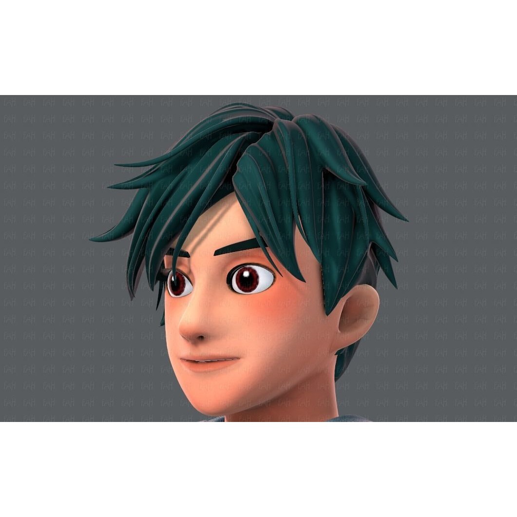 Base ManV06 Cartoon Character 3D Model – Low Poly, Game Ready, FBX - View 39