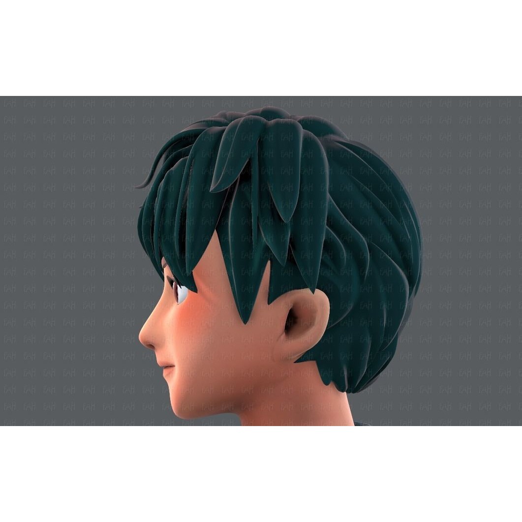 Base ManV06 Cartoon Character 3D Model – Low Poly, Game Ready, FBX - View 41