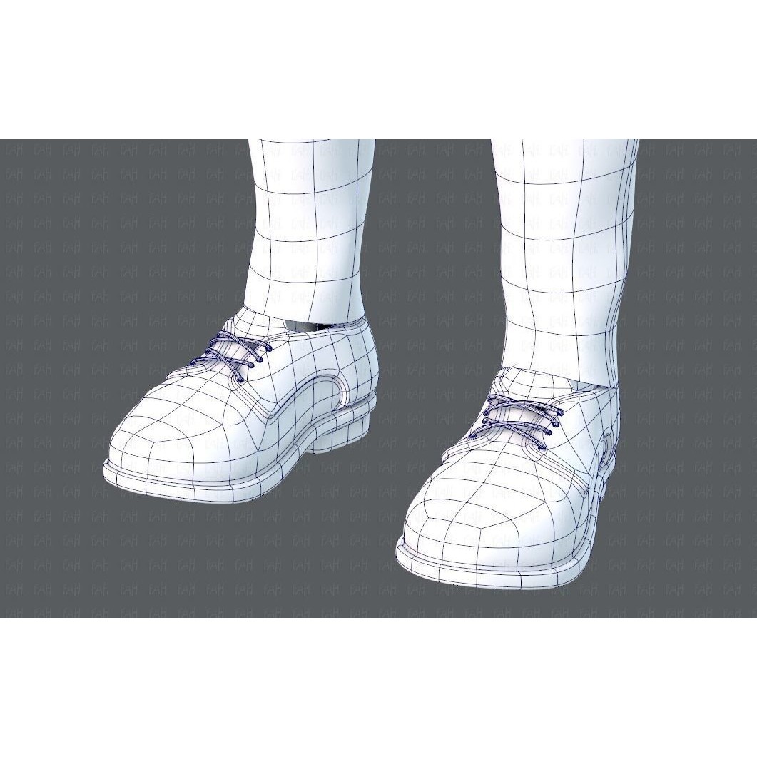 Base ManV06 Cartoon Character 3D Model – Low Poly, Game Ready, FBX - View 48