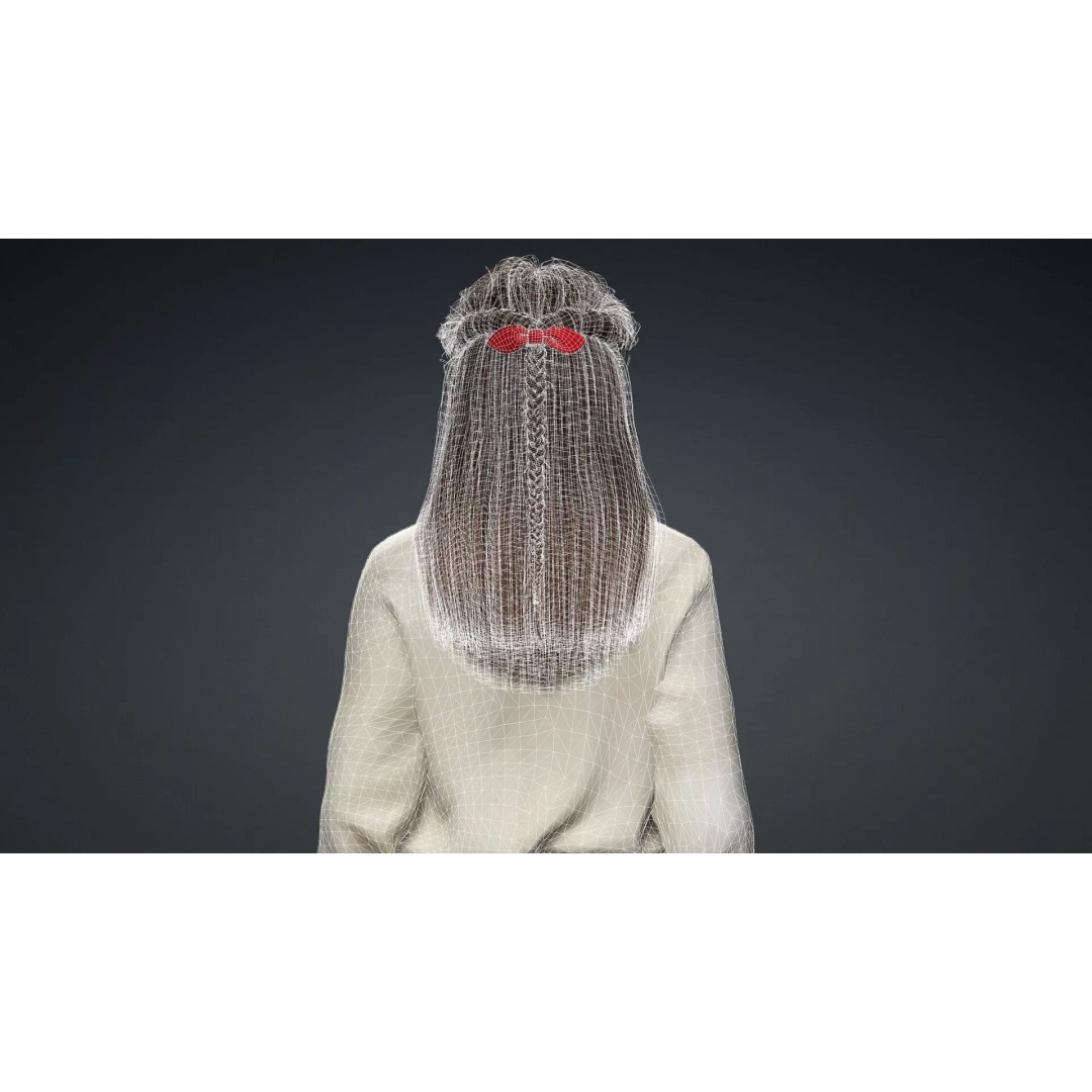 Beautiful Woman Character 3D Model – Rigged Game Asset, FBX - View 17