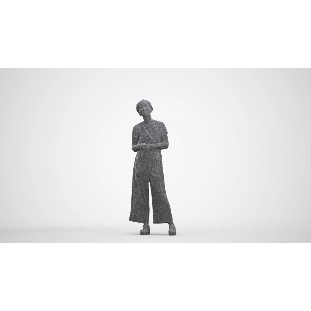 Basics0837 3D Model – Casual Standing Characters Set, FBX, PBR - View 14