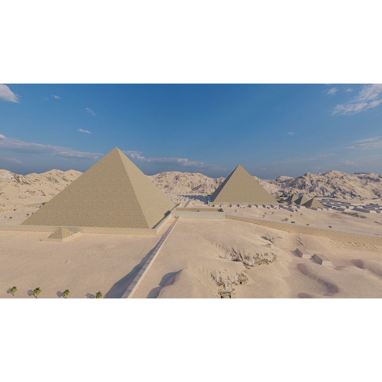 Ancient Egyptian Temple - Game-Ready 3D Model - View 10