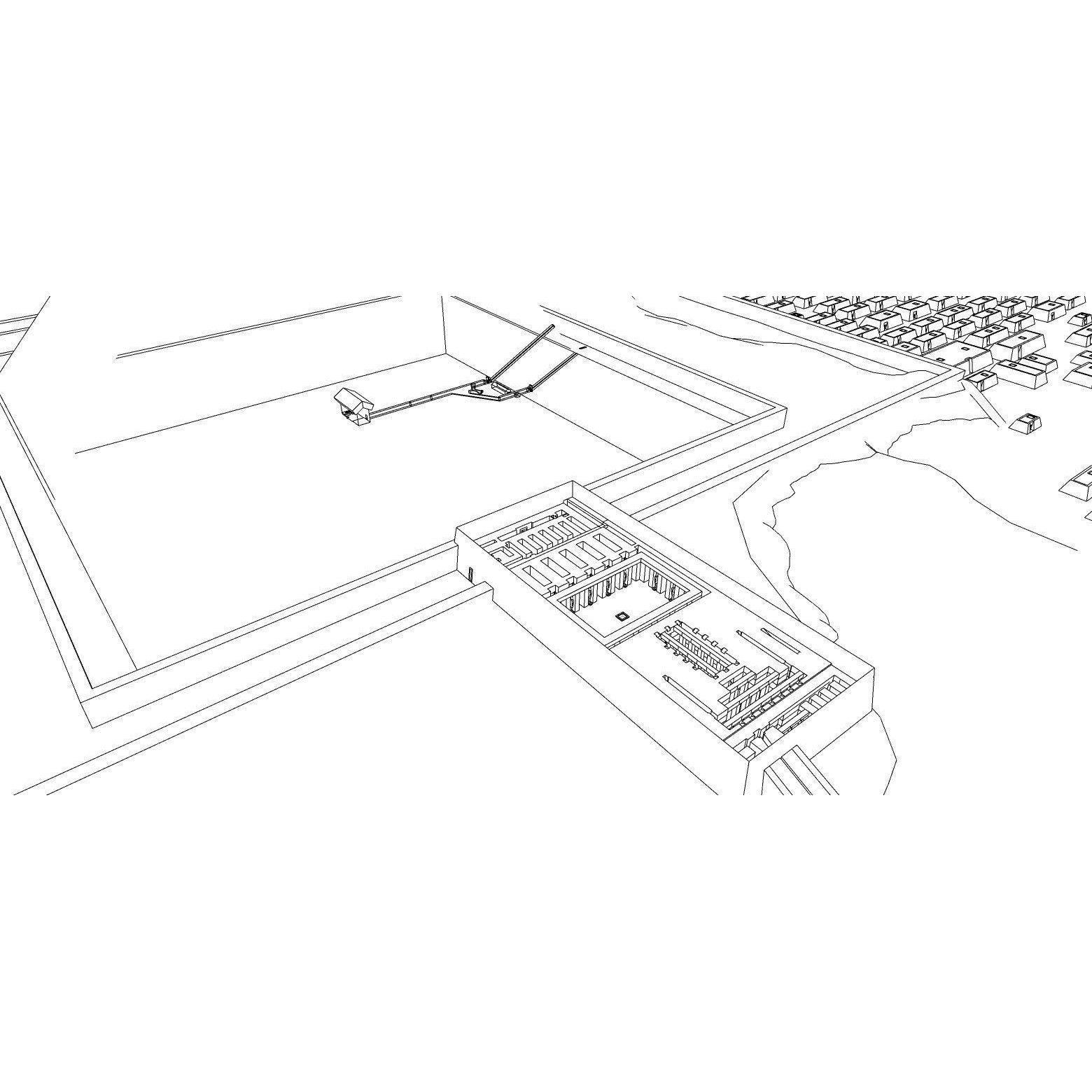 Ancient Egyptian Temple - Game-Ready 3D Model - View 21