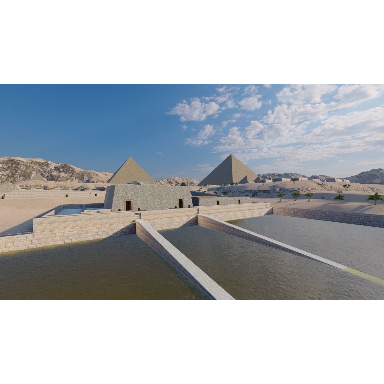 Ancient Egyptian Temple - Game-Ready 3D Model - View 26