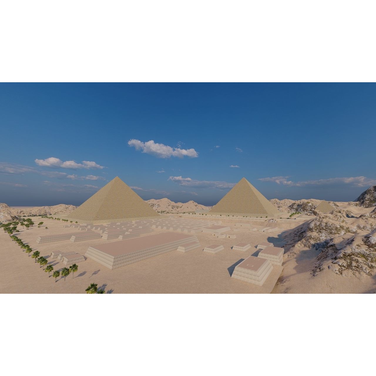 Ancient Egyptian Temple - Game-Ready 3D Model - View 29