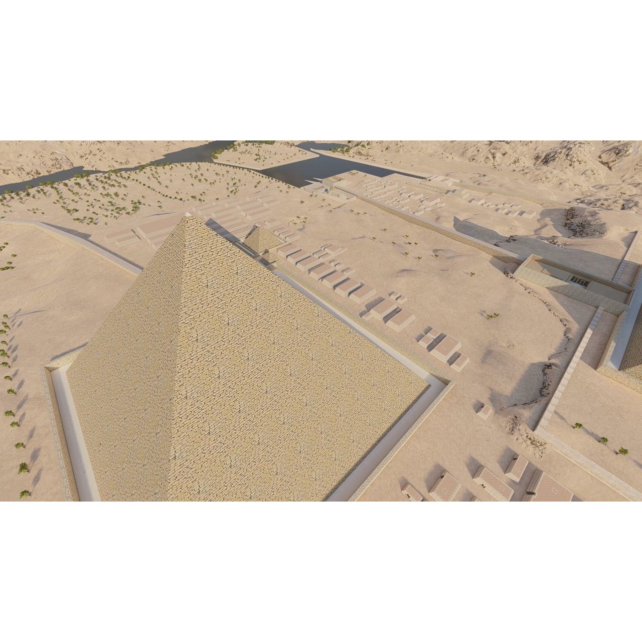 Ancient Egyptian Temple - Game-Ready 3D Model - View 8