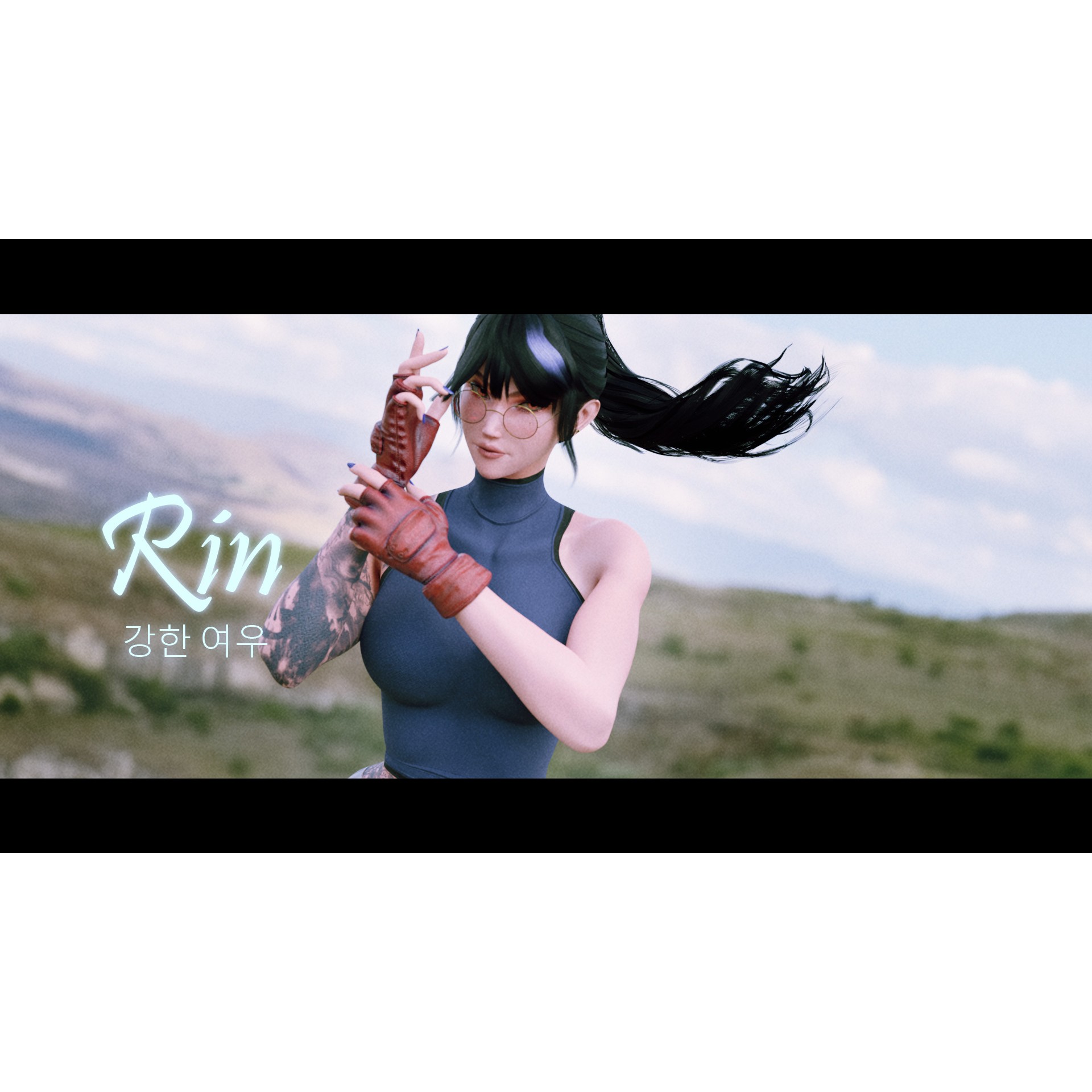 Rin - Low-Poly Game-Ready 3D Model - View 8
