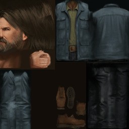 John 3D Model – Low Poly PSX Male Character, Game Ready, FBX