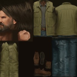 John 3D Model – Low Poly PSX Male Character, Game Ready, FBX - View 29