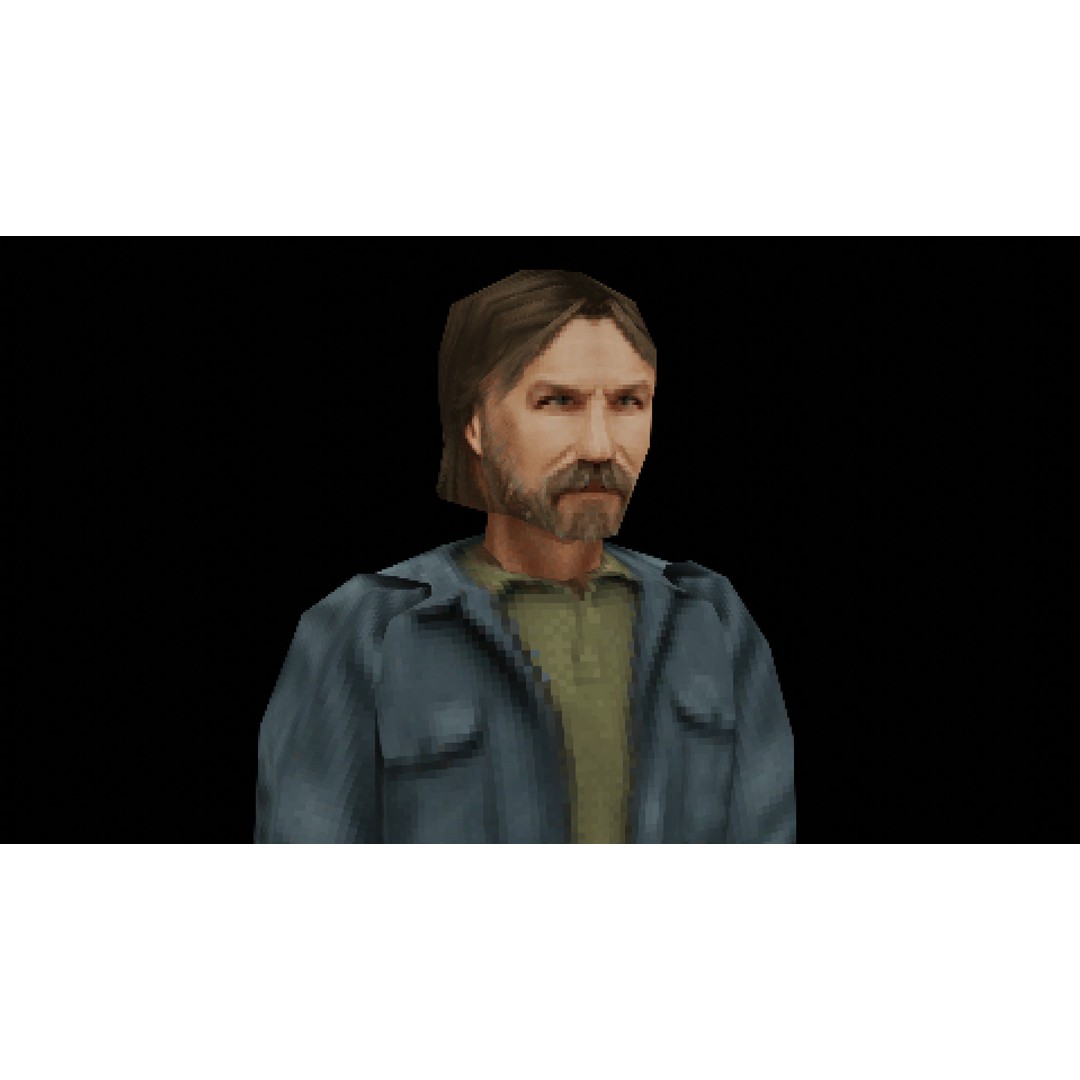 John 3D Model – Low Poly PSX Male Character, Game Ready, FBX - View 4
