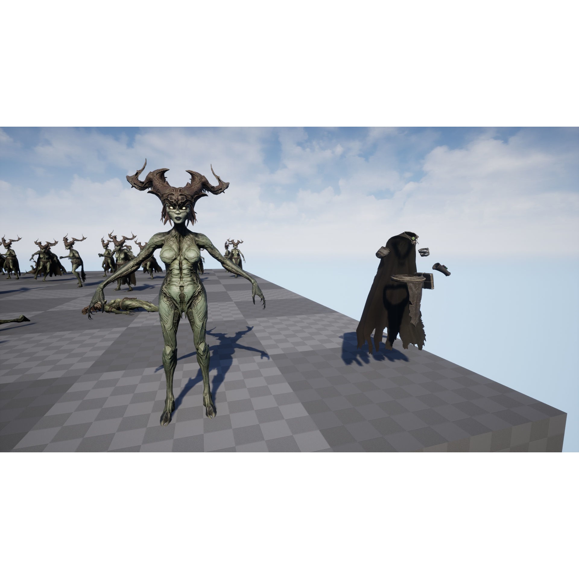 Forest Witch - Low-Poly Game-Ready 3D Model - View 18