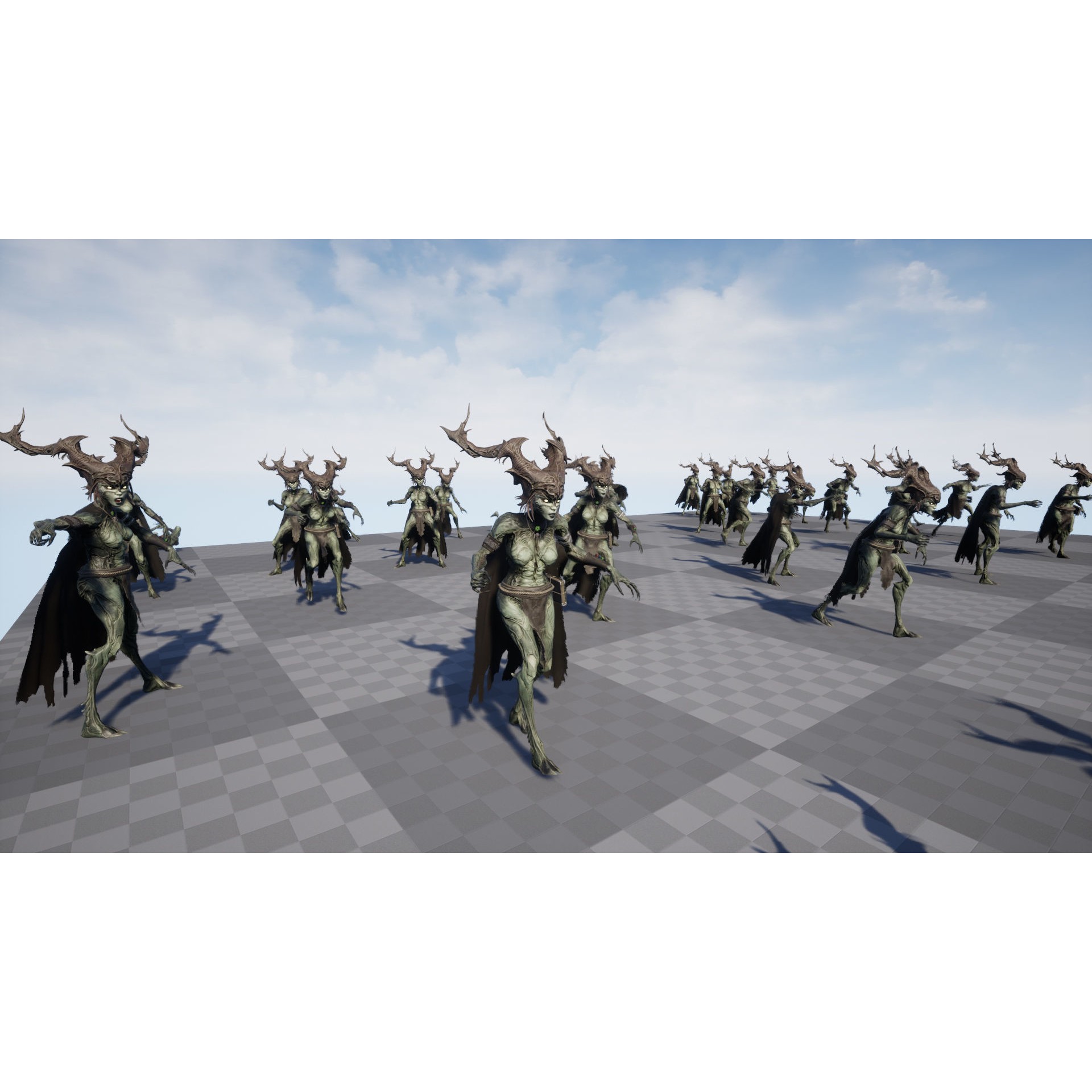 Forest Witch - Low-Poly Game-Ready 3D Model - View 19