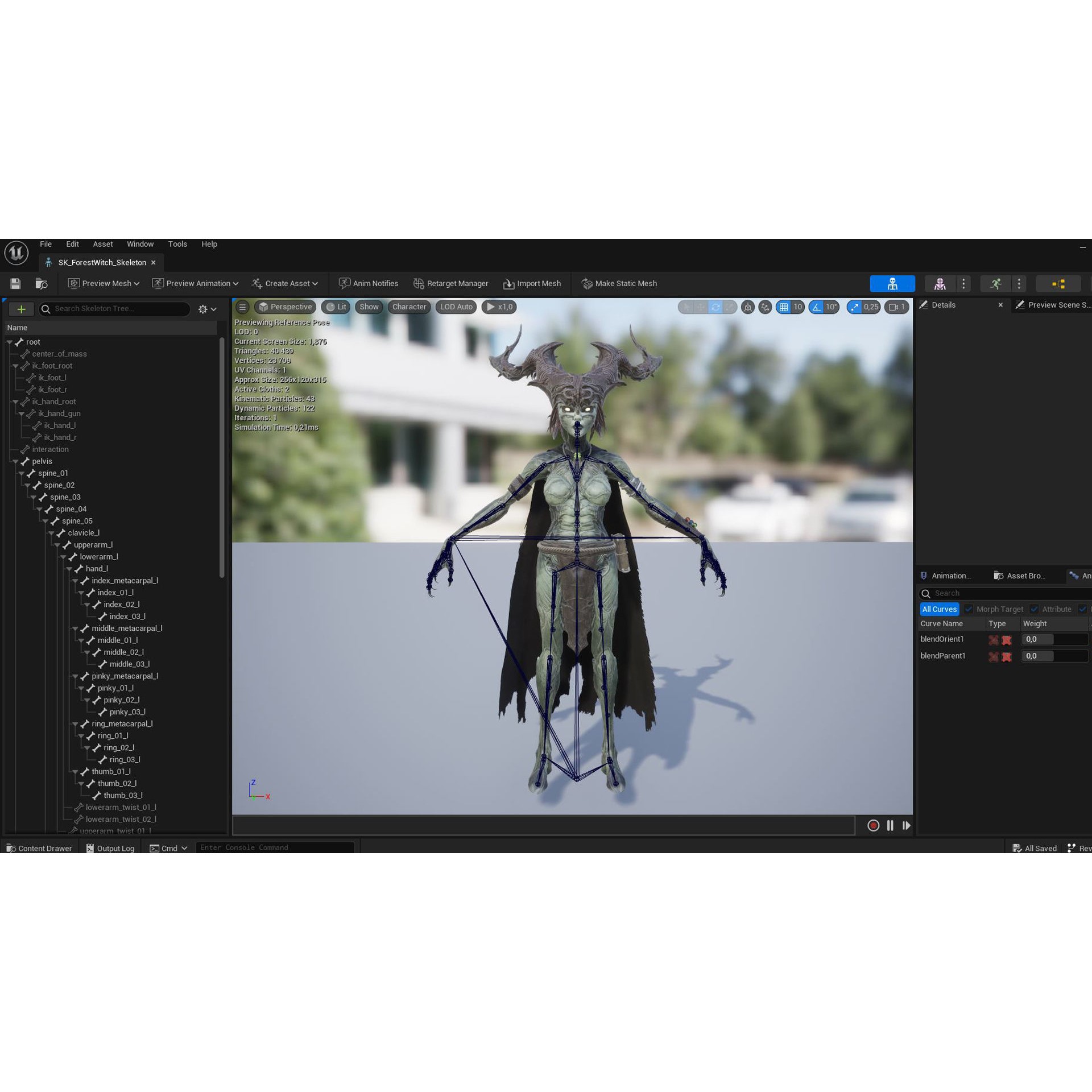 Forest Witch - Low-Poly Game-Ready 3D Model - View 26
