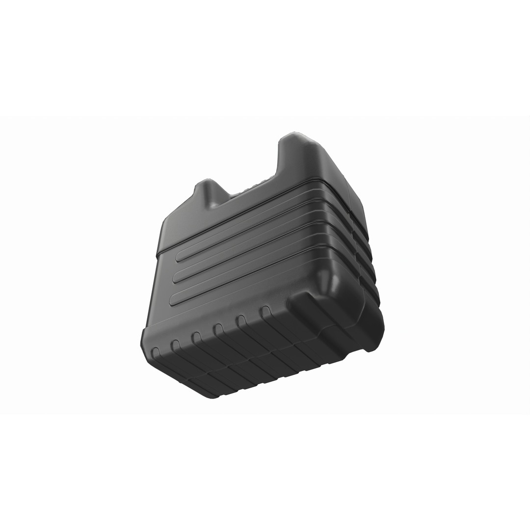 Plastic Black Fuel Oil Canister 3D Model – PBR Textured, FBX, Game Ready - View 5