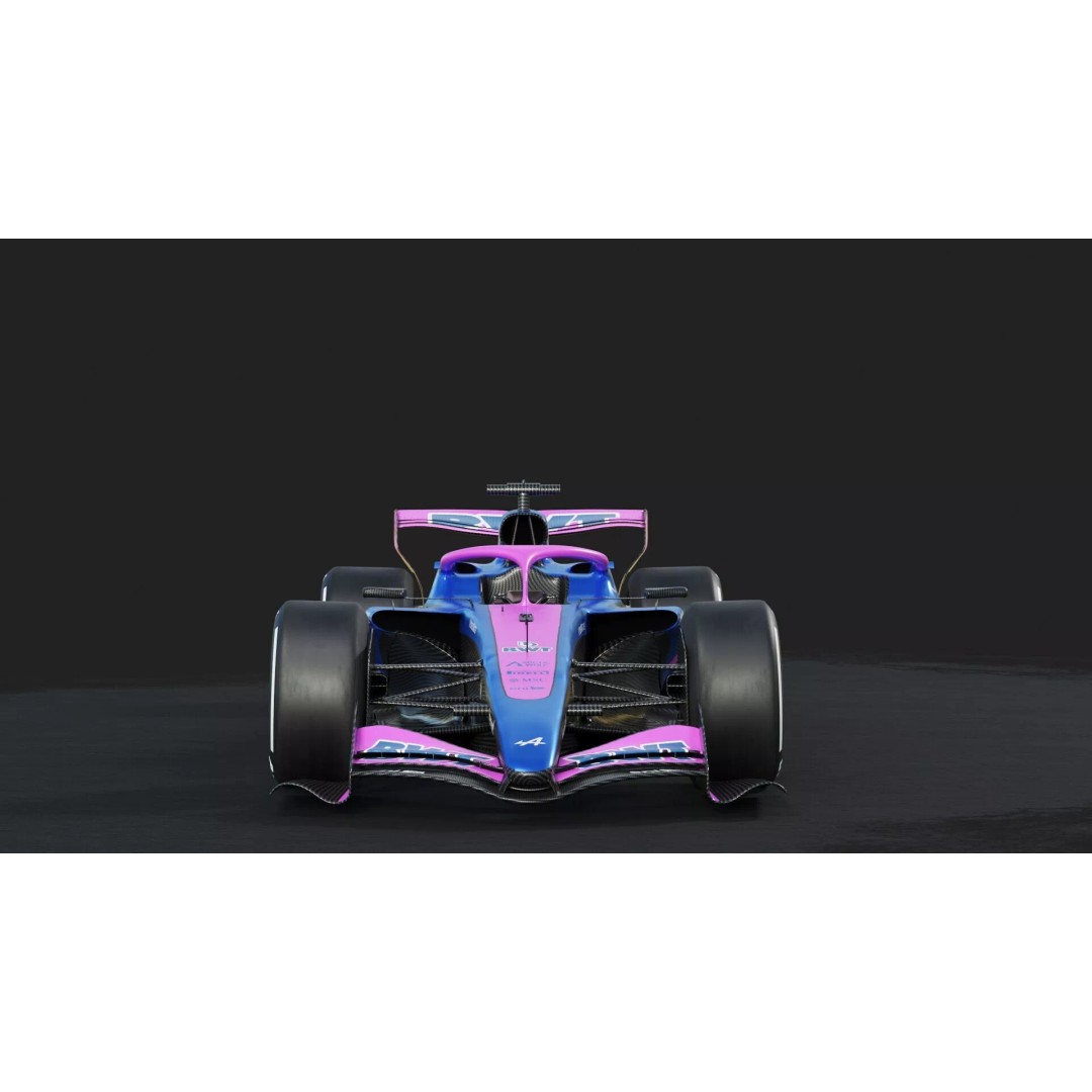F1 Alpine A526 2026 3D Model – High Poly Racing Car, FBX, PBR Textures - View 13