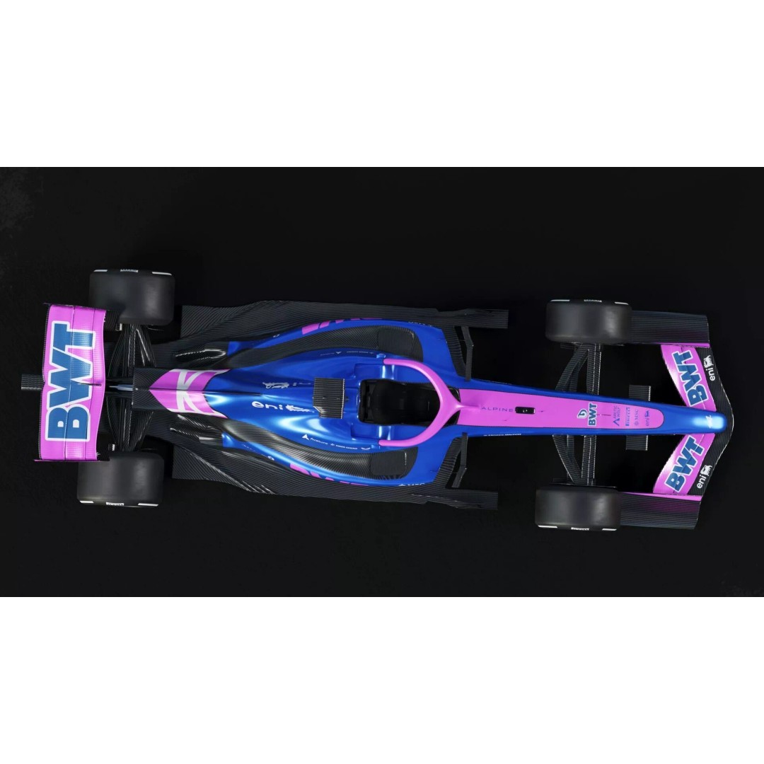 F1 Alpine A526 2026 3D Model – High Poly Racing Car, FBX, PBR Textures - View 15