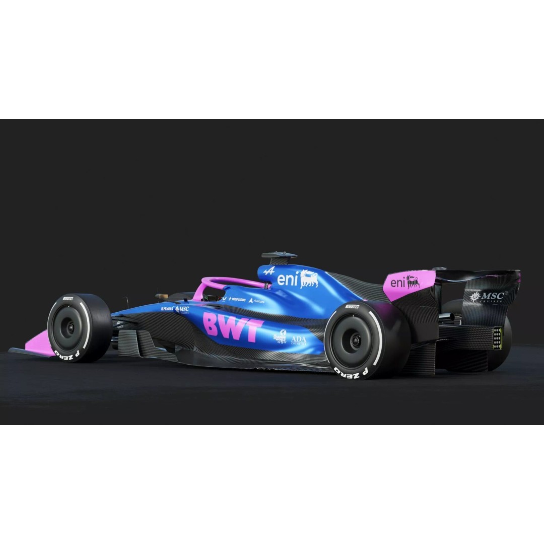 F1 Alpine A526 2026 3D Model – High Poly Racing Car, FBX, PBR Textures - View 16