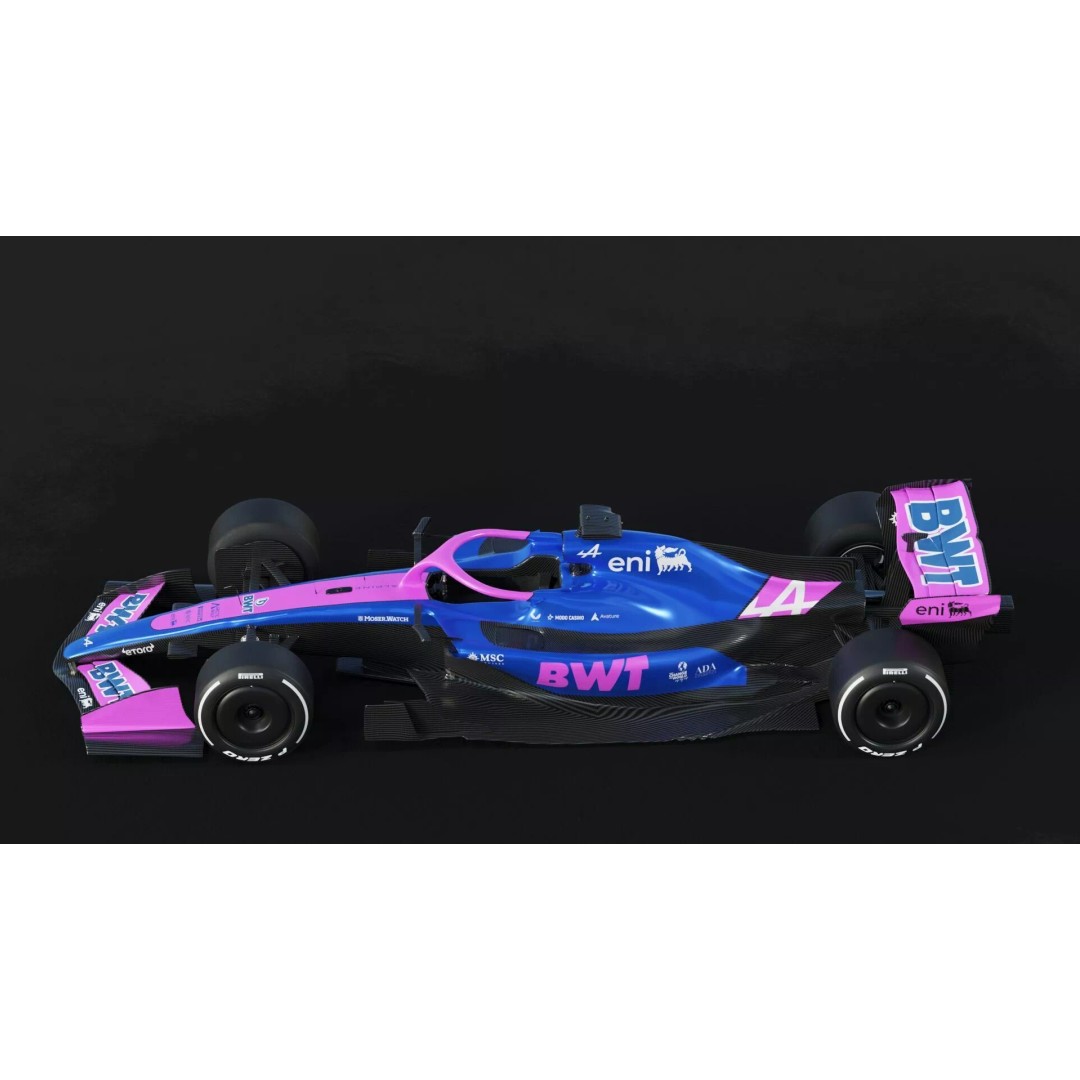 F1 Alpine A526 2026 3D Model – High Poly Racing Car, FBX, PBR Textures - View 17