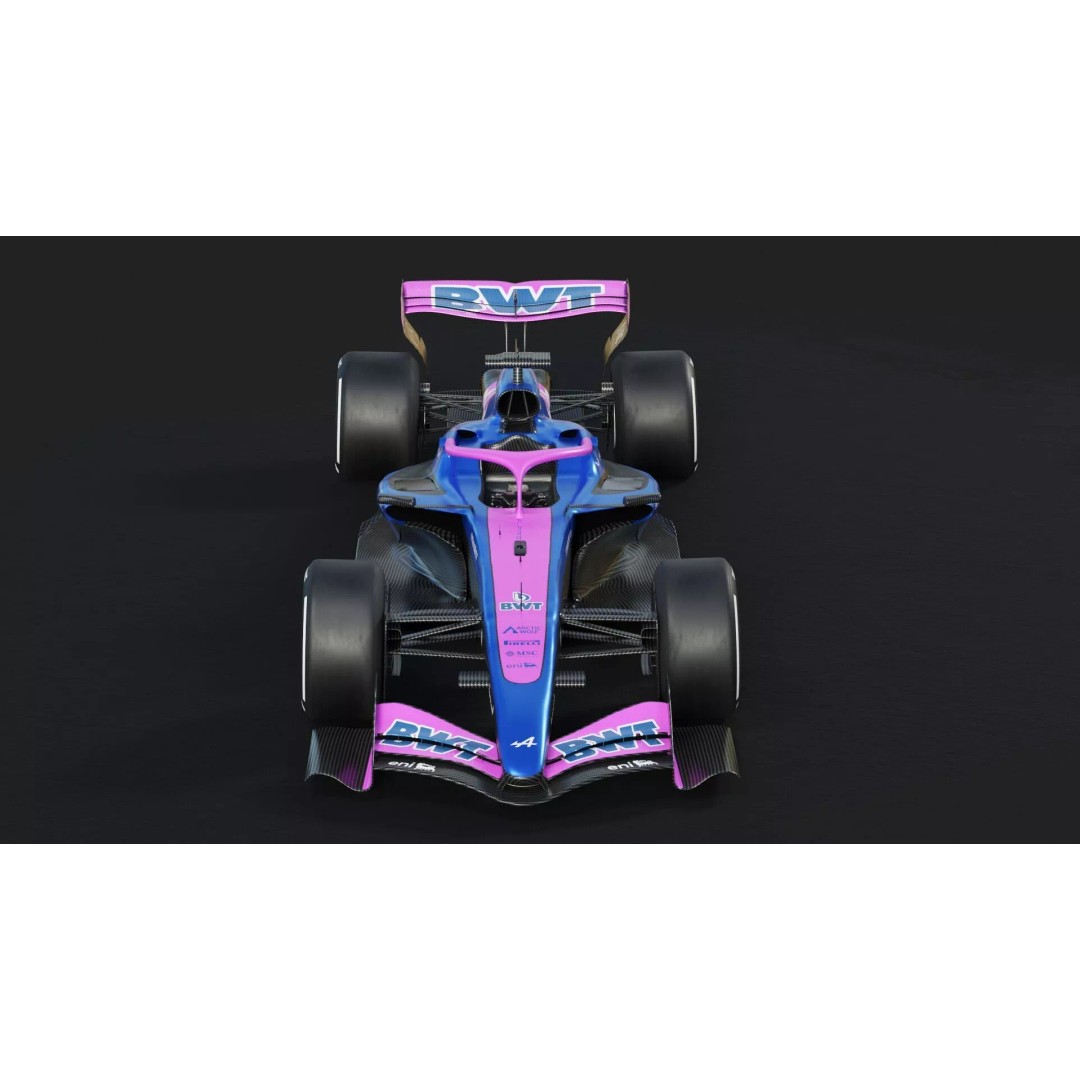 F1 Alpine A526 2026 3D Model – High Poly Racing Car, FBX, PBR Textures - View 8