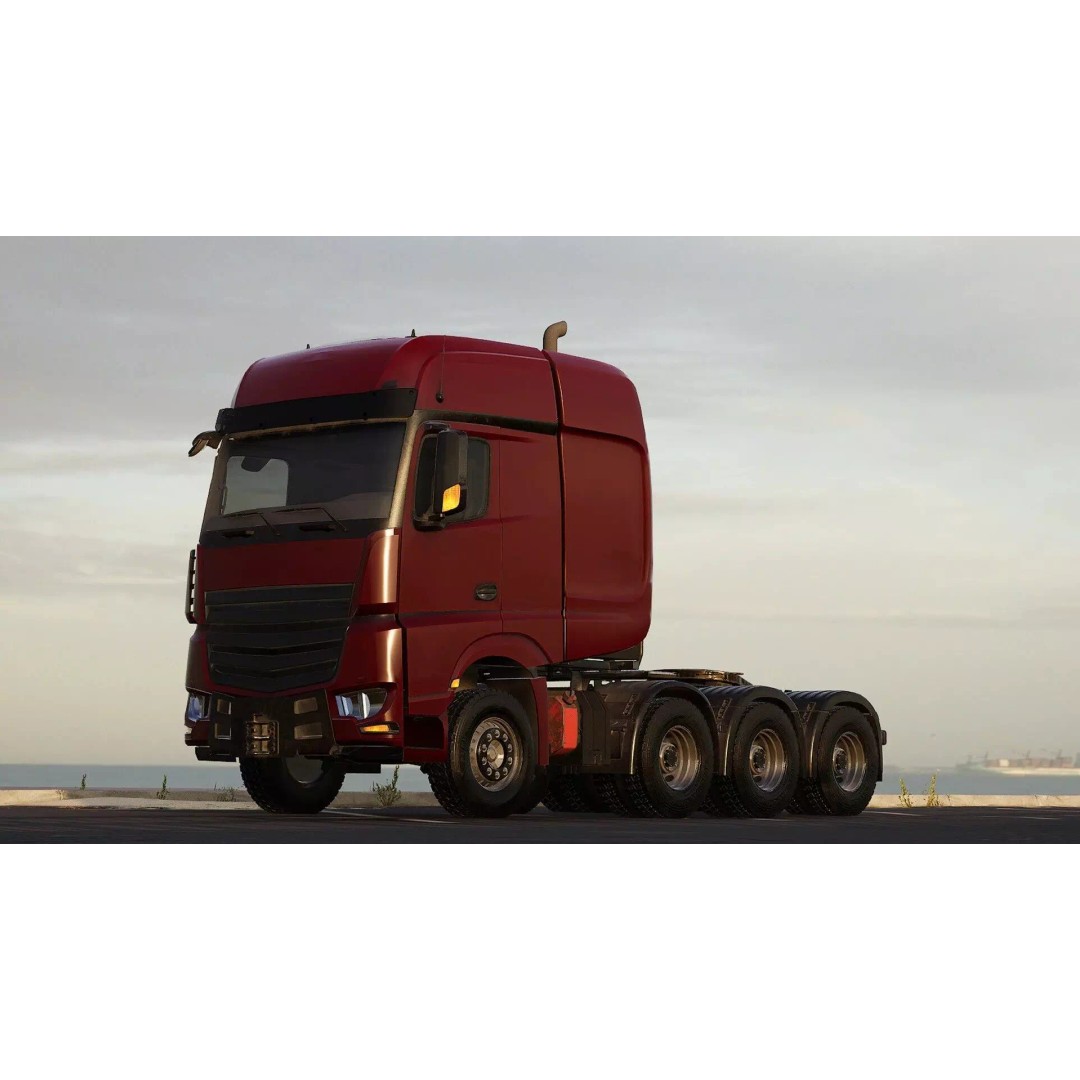 Truck Levo 8040 3D Model – Low Poly Game Asset, Unreal Engine - View 2