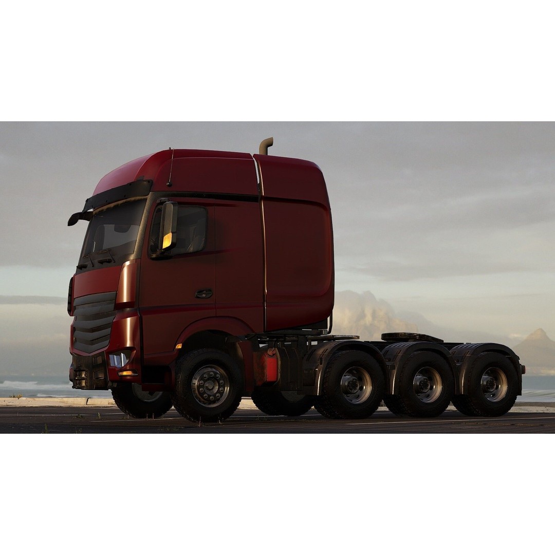 Truck Levo 8040 3D Model – Low Poly Game Asset, Unreal Engine - View 4