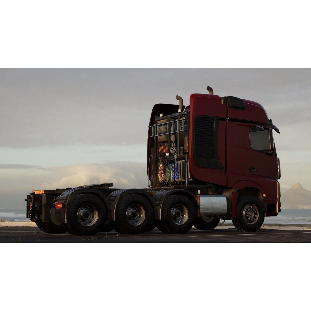 Truck Levo 8040 3D Model – Low Poly Game Asset, Unreal Engine - View 5