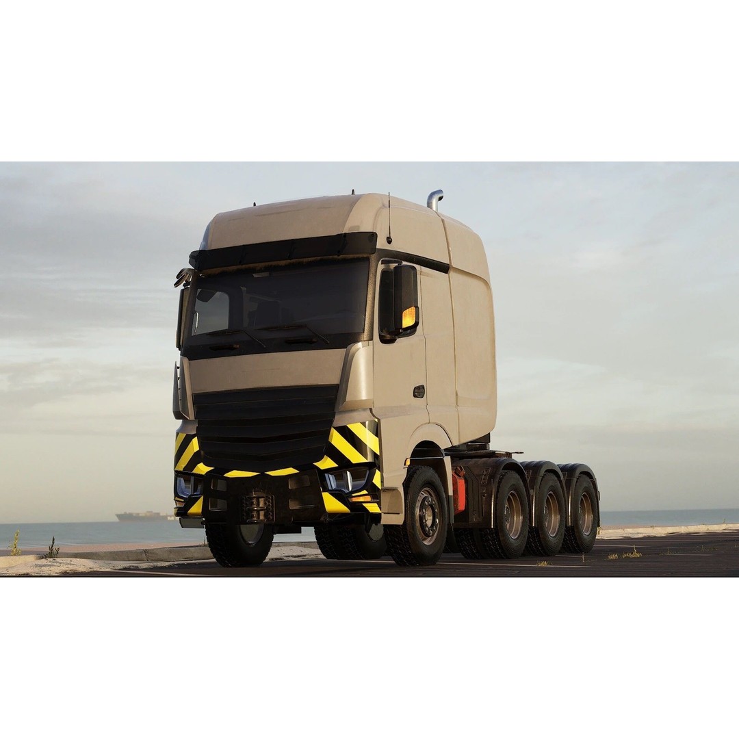 Truck Levo 8040 3D Model – Low Poly Game Asset, Unreal Engine - View 7