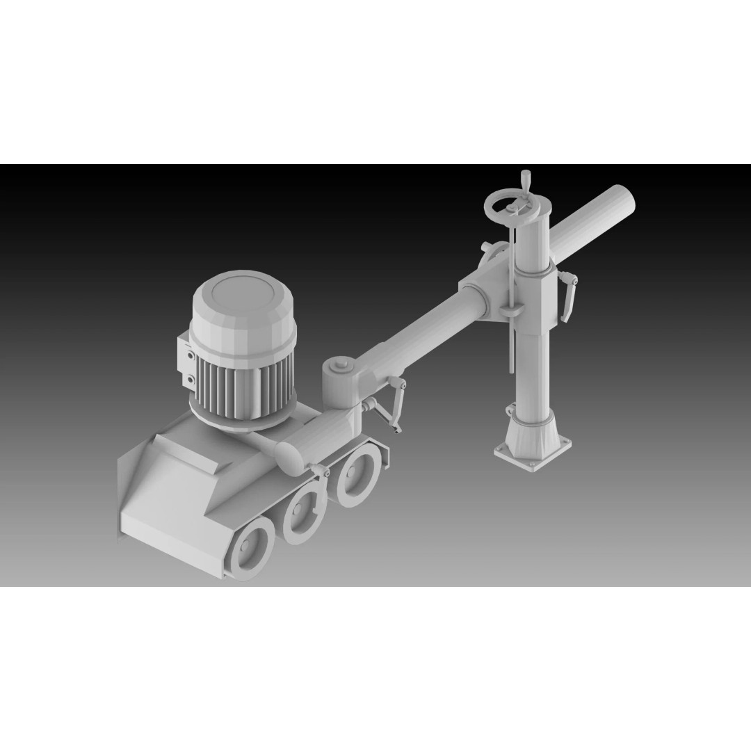 Factory Machines 3D Model – High Detail Low-Poly Assets, FBX & Max - View 13